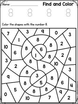 Numbers Recognition 1-20 by Learning Desk | Teachers Pay Teachers