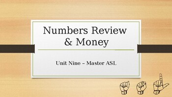 Preview of Numbers Review & Money PowerPoint