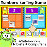 Numbers Game Sorting Activity with Ten Frames, Tally Marks