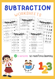 Numbers Subtraction Worksheet