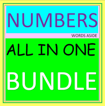 Preview of Numbers Trace Dot Color Count Symbol Picture Quantity Representation BUNDLE