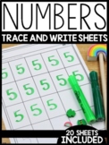 Numbers Trace and Write Sheets | FREE DOWNLOAD |
