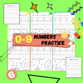 Numbers Tracing 0-9 Worksheets