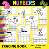 Numbers Tracing & Coloring Pages | Pencil Control, Handwri