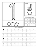 Numbers Tracing Worksheets Activities For Crithical Thinking