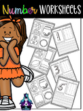 Numbers Worksheets 1-10 PDF