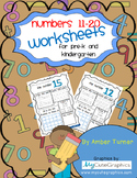 Numbers Worksheets 11-20