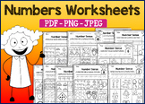 Numbers Worksheets - Math Activity Book