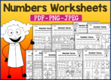 Numbers Worksheets - Math Activity Book