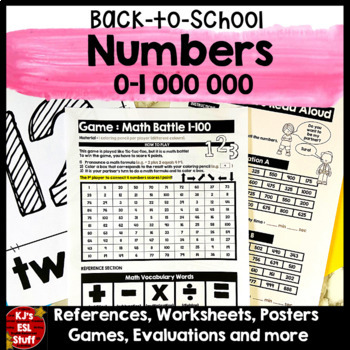 numbers worksheets and games for esl intermediate level 0 1 000 000