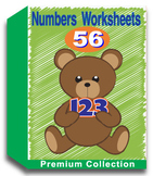Numbers Worksheets for Kindergarten (56 Worksheets) No Prep