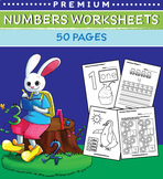 Numbers Worksheets for Preschool (50 Pages) No Prep