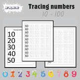 Numbers Writing Practice 10 - 20 ....100 /  Tracing numbers