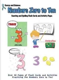 Numbers Zero to Ten: Count and Spell Flash Cards/Activity Pages