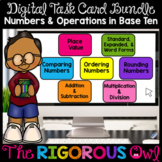 Numbers and Base Ten Task Cards - Digital Google Forms - T