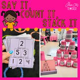 Numbers and Counting Game | Say It, Count It, Stack It