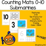 Numbers and Counting Mats 0-10 Submarines