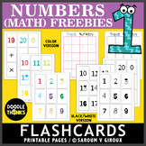 Numbers and Math Flashcards FREEBIE