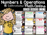 Numbers and Operations Differentiated Math Centers Grades 2,3,4