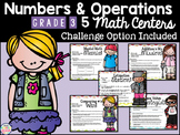 Numbers and Operations Differentiated Math Centers Grades 3