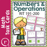 NWEA MAP Prep Math Practice Task Cards Numbers Operations 
