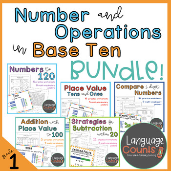 Preview of Numbers and Operations in Base Ten- 1st Grade