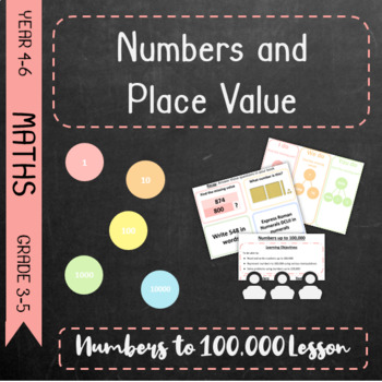 Preview of Numbers and Place Value - Numbers to 100,000