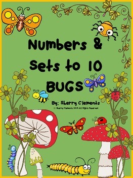 Preview of Spring Counting to 10 | Insects | Summer | Worksheets | Cut and Paste