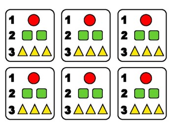 Preview of Numbers and Shapes 1, 2, 3