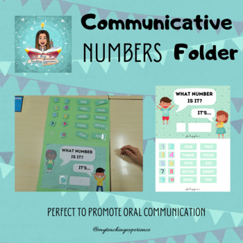 Preview of Numbers communicative folder