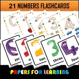 Numbers flashcards