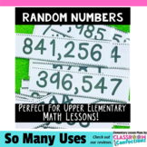 Numbers for Math Lessons:  Upper Elementary