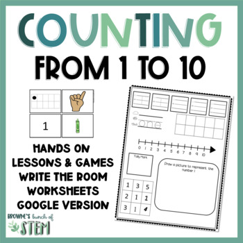 Preview of Numbers from 1-10: Introduce, Identify, Write, and Draw {Digital & Print}
