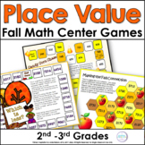 Place Value Games for Autumn - Easy Prep Fall Math Center 