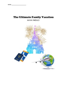 Preview of Numbers in Base Ten Project- The Ultimate Family Vacation