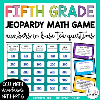 Numbers in Base Ten Review Game for Fifth Grade Test Prep | TPT