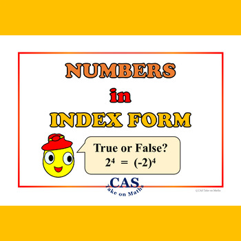 Preview of Numbers in Index Form Worksheets