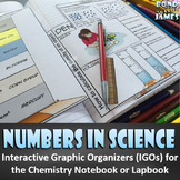 Numbers in Science for the Chemistry Interactive Notebook 