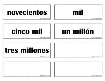 numbers in spanish by sidekick spanish teachers pay teachers