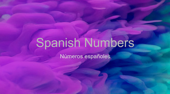 Preview of Numbers in Spanish Bundle GoogleSlides + Numbers List