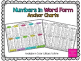 Numbers in Word Form Chart