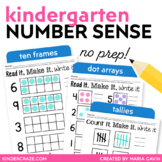 Kindergarten Number Sense Interactive Activities: Count, T