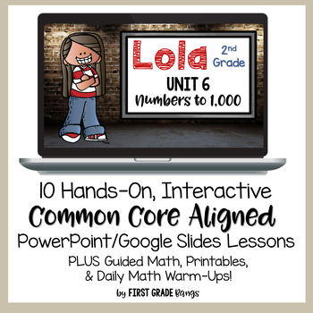 Preview of Numbers to 1,000: 2nd Grade Math Lessons, Guided Math, Worksheets & Math Talks