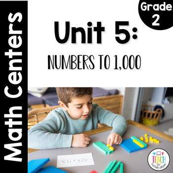 Preview of Place Value Centers - 2nd Grade IM™ Activities, Place Value Games, Worksheets