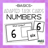 Numbers to 10 Adapted Task Cards 