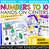 Numbers to 10 Centers for Preschool Pre-K Kindergarten Num