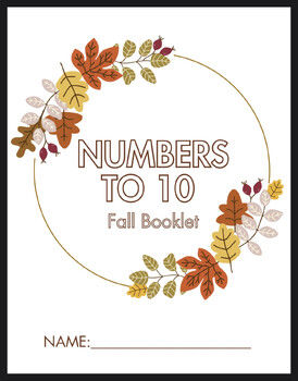 Preview of Numbers to 10 Fall Booklet Bundle