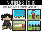 Numbers to 10: Interactive Digital Activities