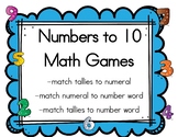 Numbers to 10- Math Games