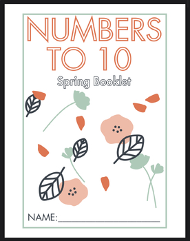 Preview of Numbers to 10 Spring Booklet Bundle